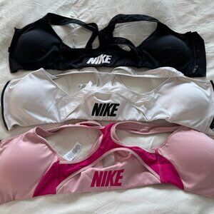 Nike Dri-Fit Women's High-Support Padded Front-Zip Sports Bra